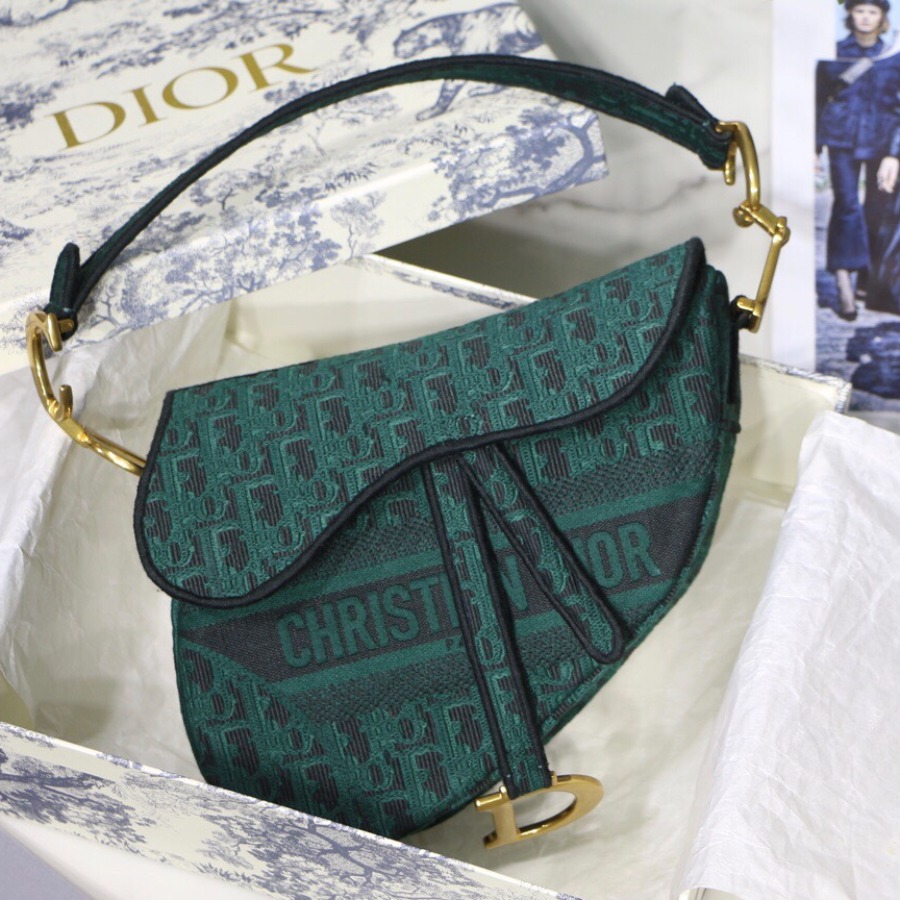 SADDLE DENIM CANVAS BAG, DIOR SHOULDER BAG