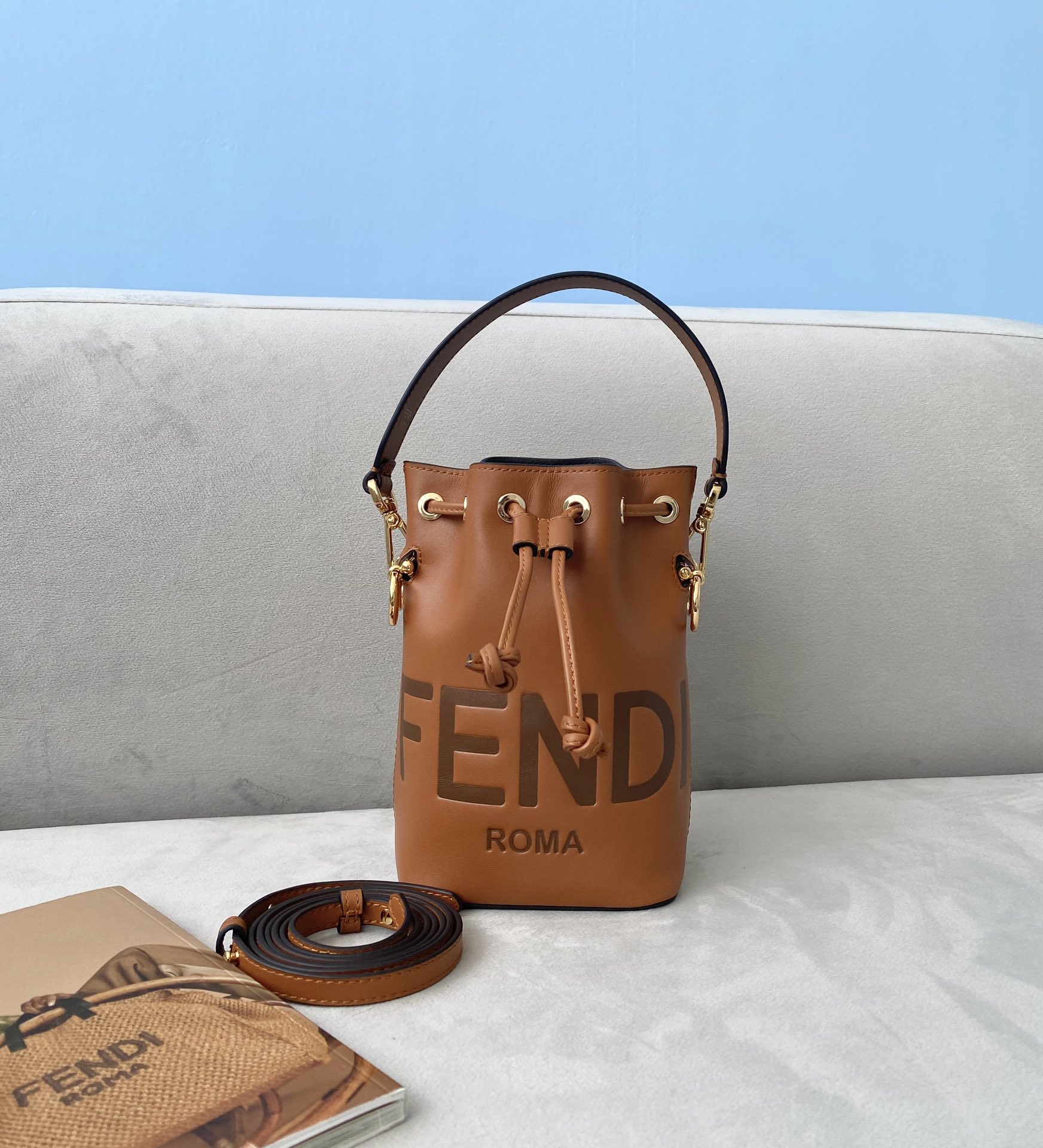 MON TRESOR, Fendi leather mini-bag