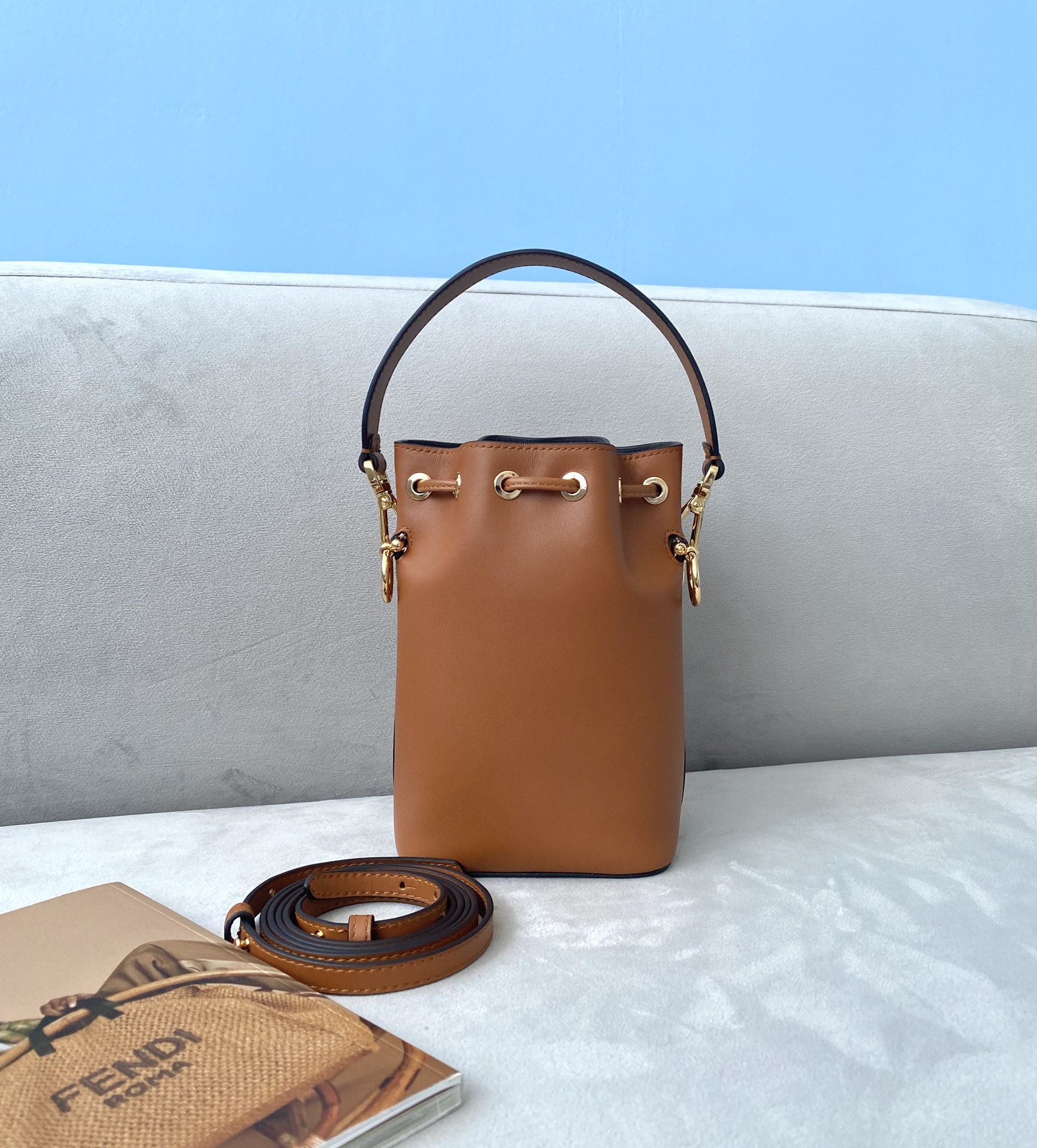 MON TRESOR, Fendi leather mini-bag