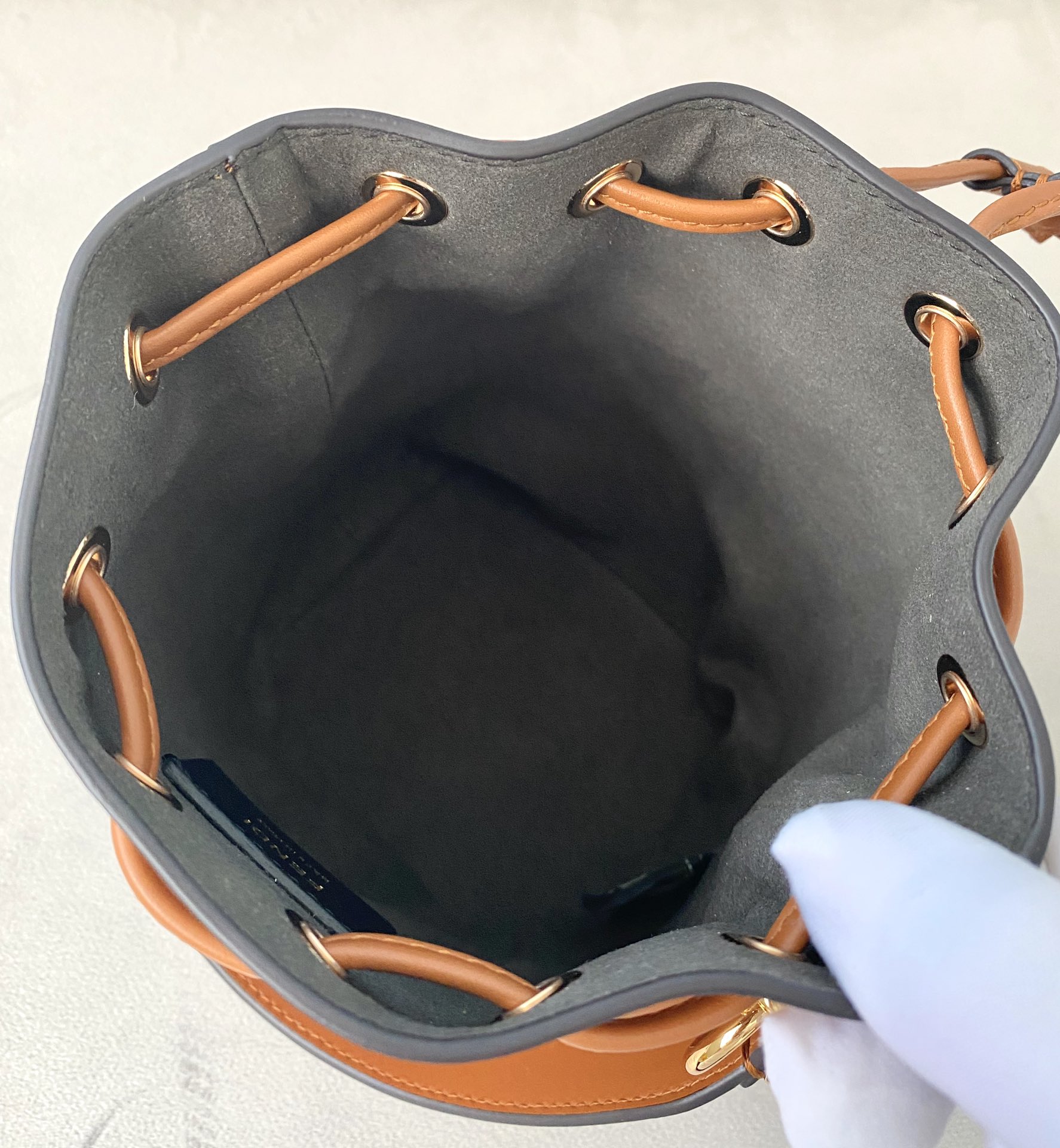 MON TRESOR, Fendi leather mini-bag