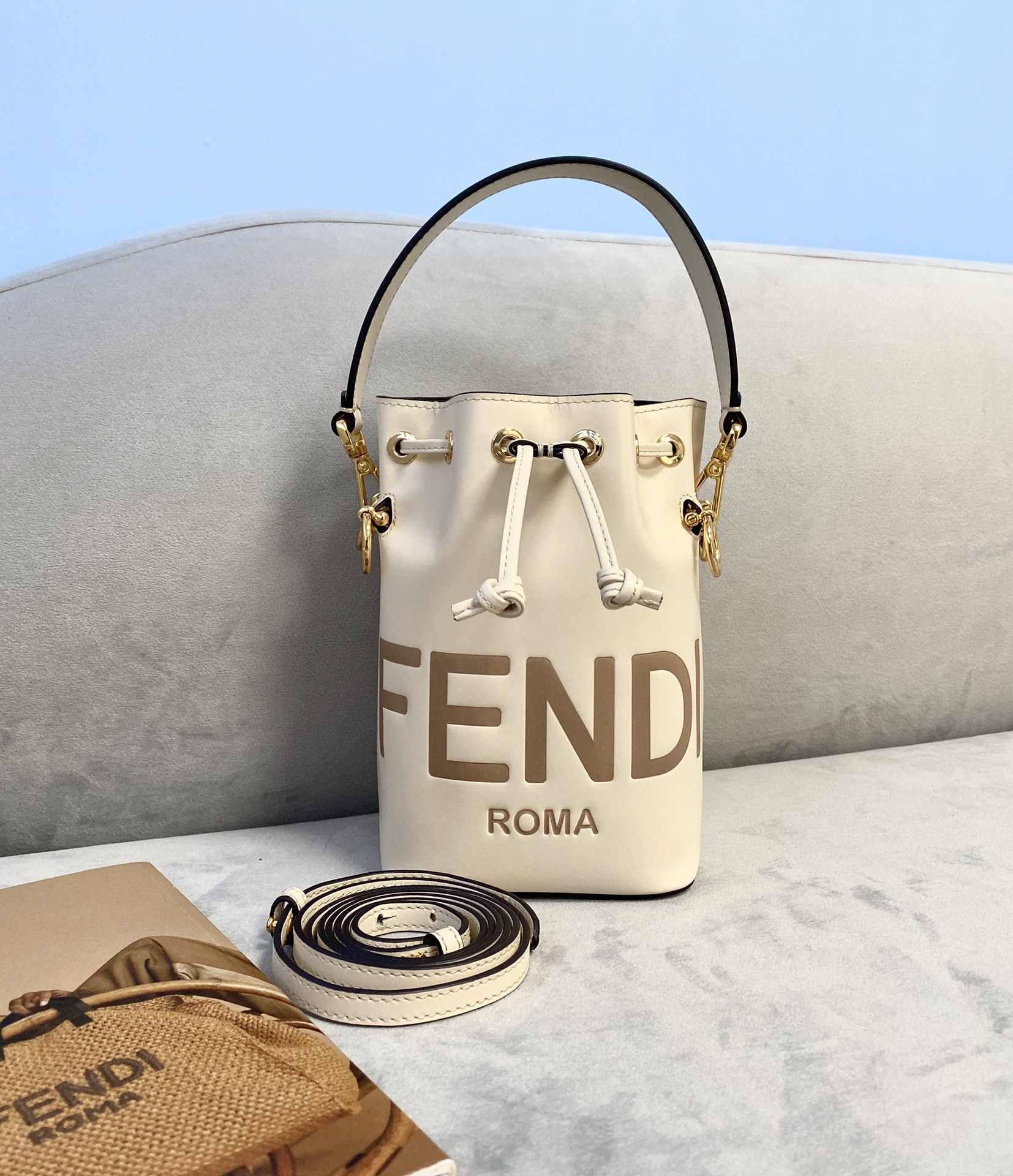 MON TRESOR, Fendi leather mini-bag