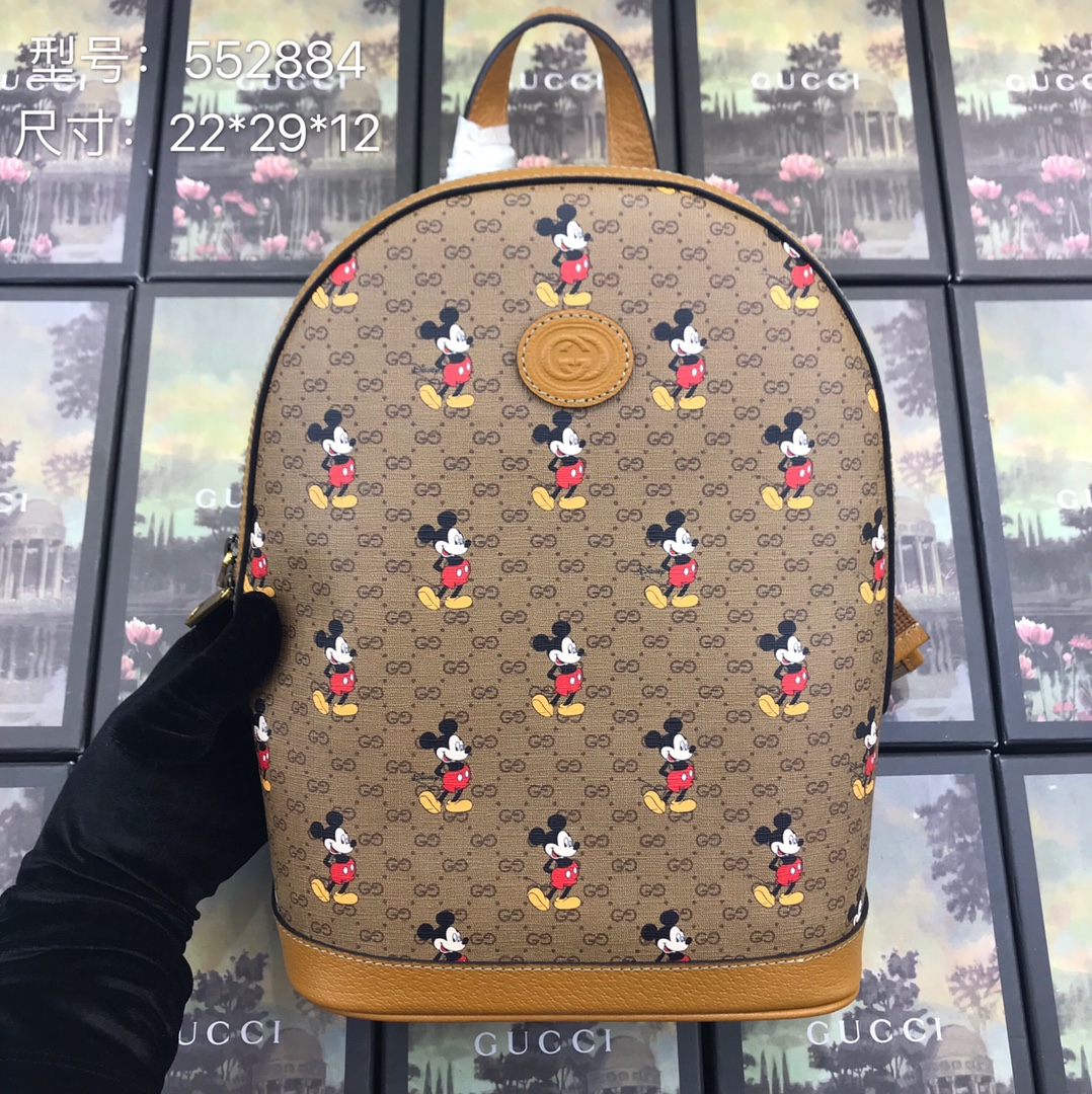 552884 Disney x Gucci small backpack, GUCCI Backpacks for Women