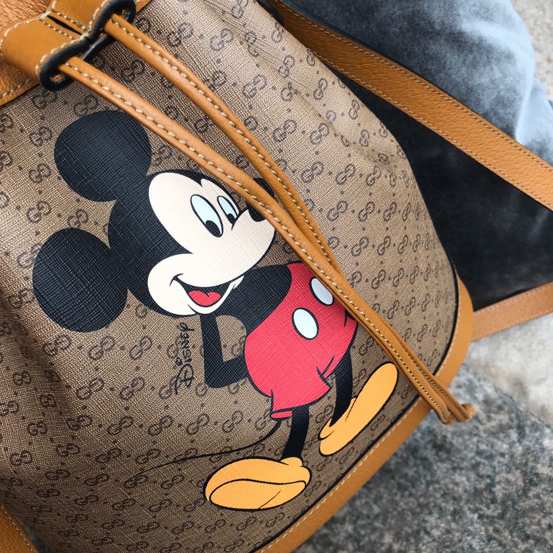 602691 Disney x Gucci small bucket bag, GUCCI Bucket and Hobo Bags for Women