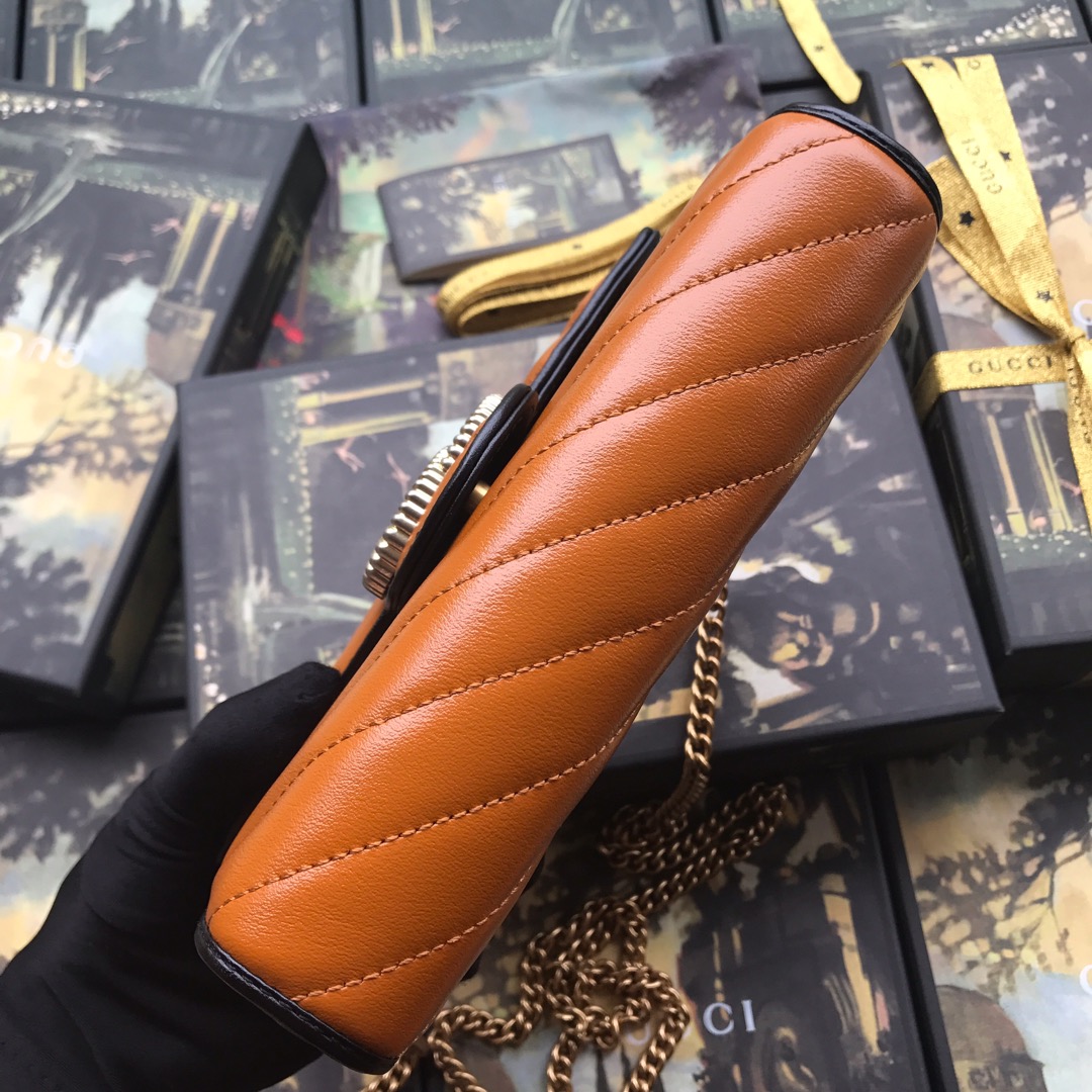 573807 Gucci GG Marmont matelassé mini bag