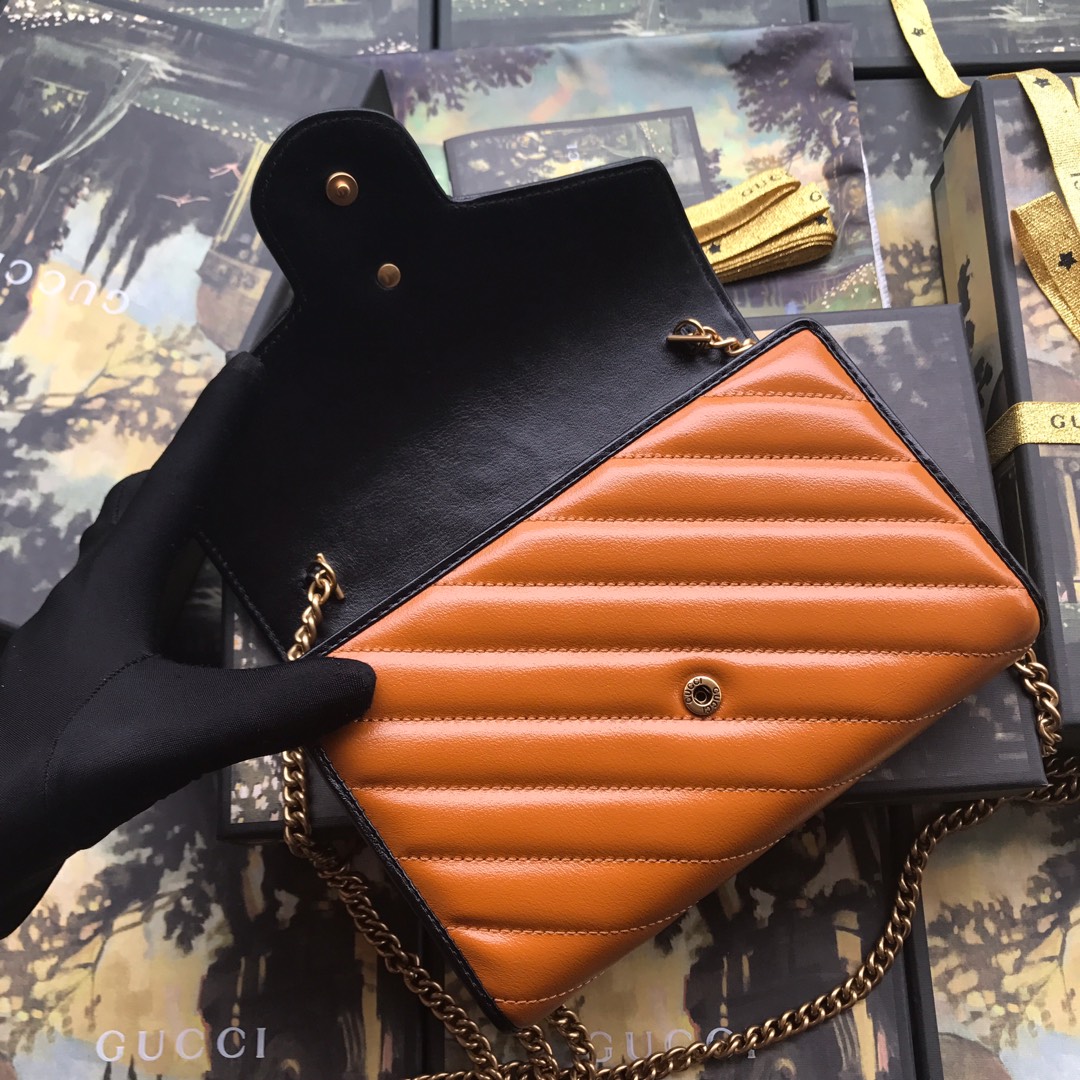 573807 Gucci GG Marmont matelassé mini bag