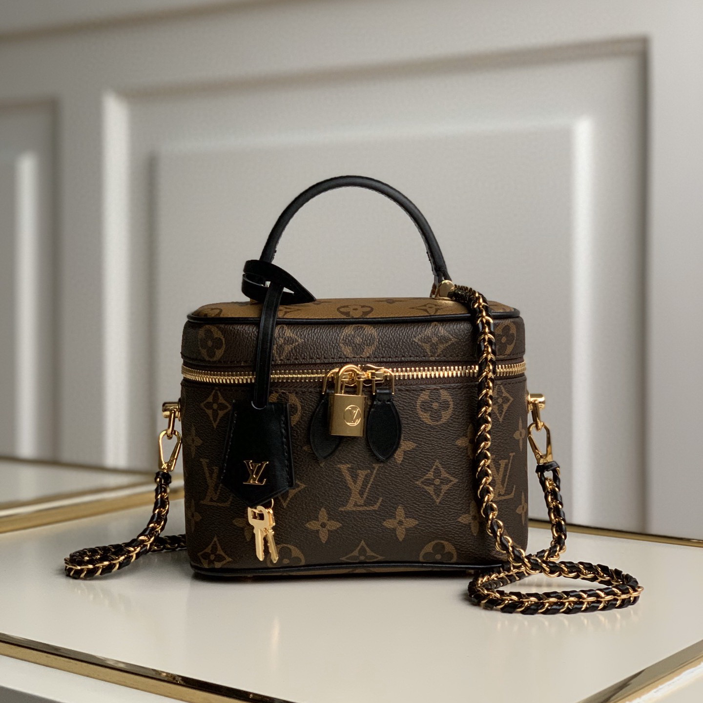 M45165 VANITY PM, LOUIS VUITTON LV Top Handles