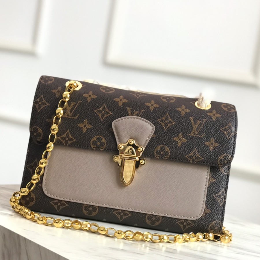 M41734, VICTOIRE Monogram Canvas Shoulder Bag, LOUIS VUITTON LV