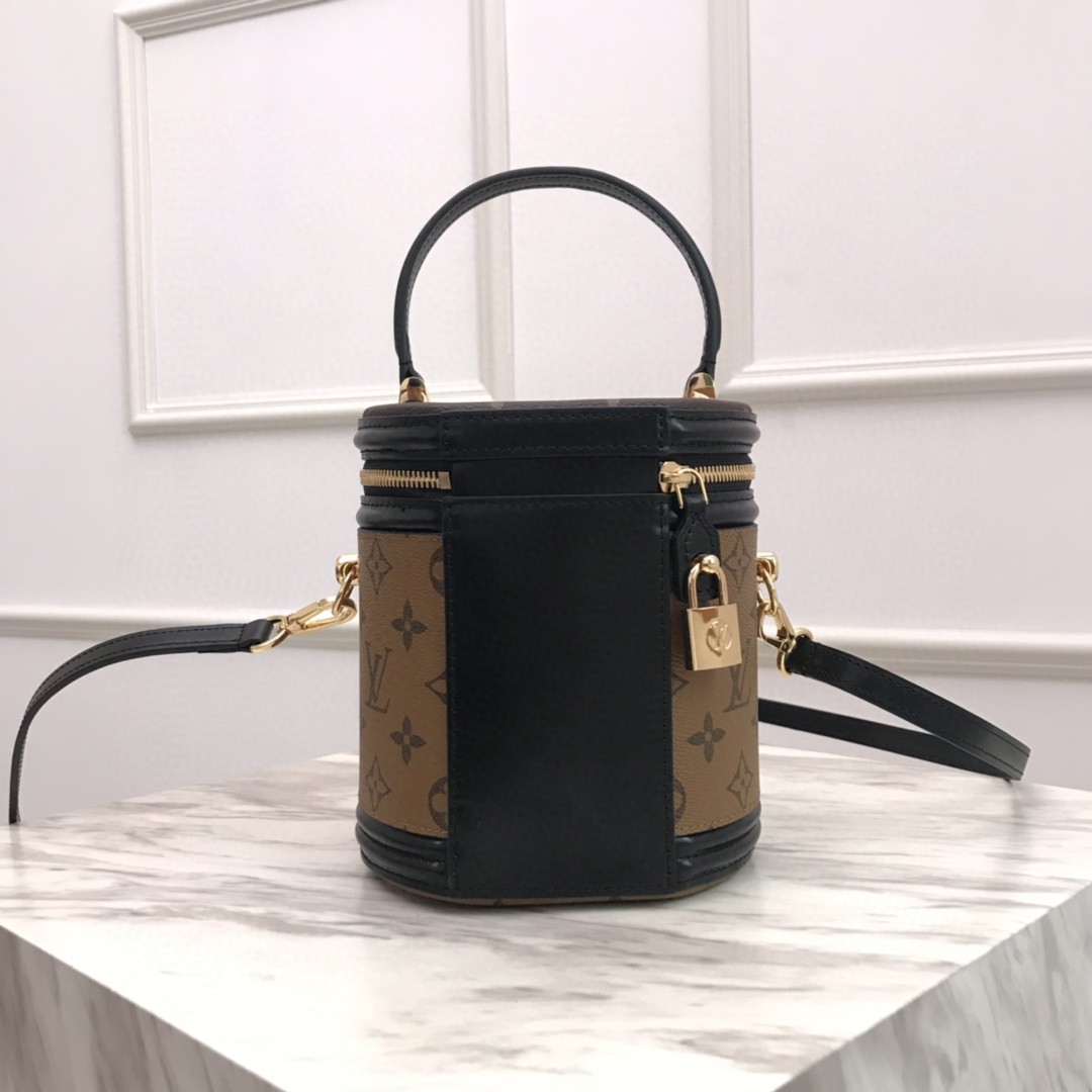 M43986, CANNES Monogram Reverse Canvas, LOUIS VUITTON LV HANDBAGS