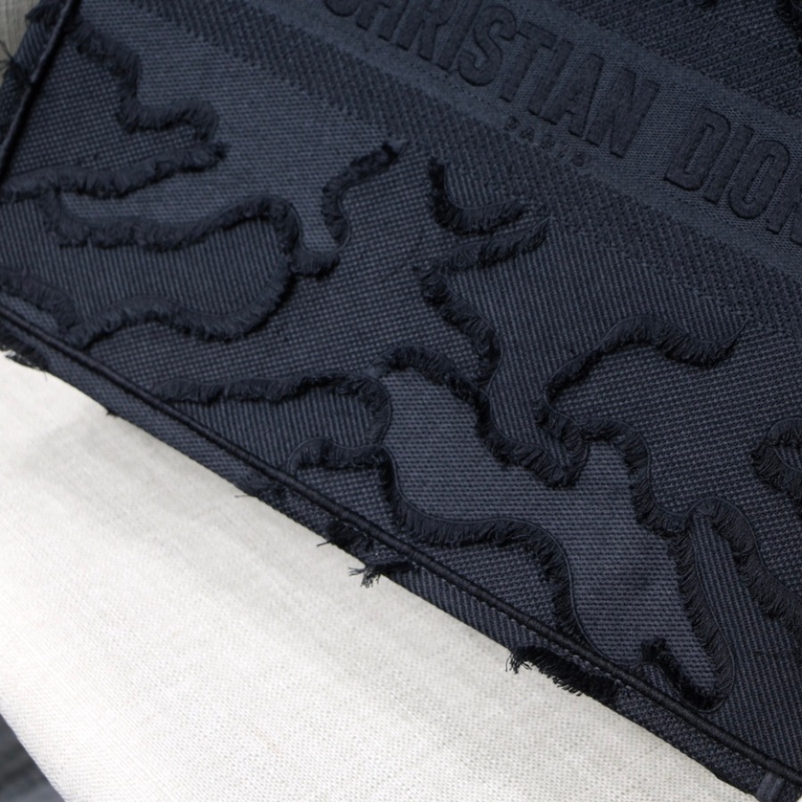 CAMOUFLAGE EMBROIDERED DIOR BOOK TOTE