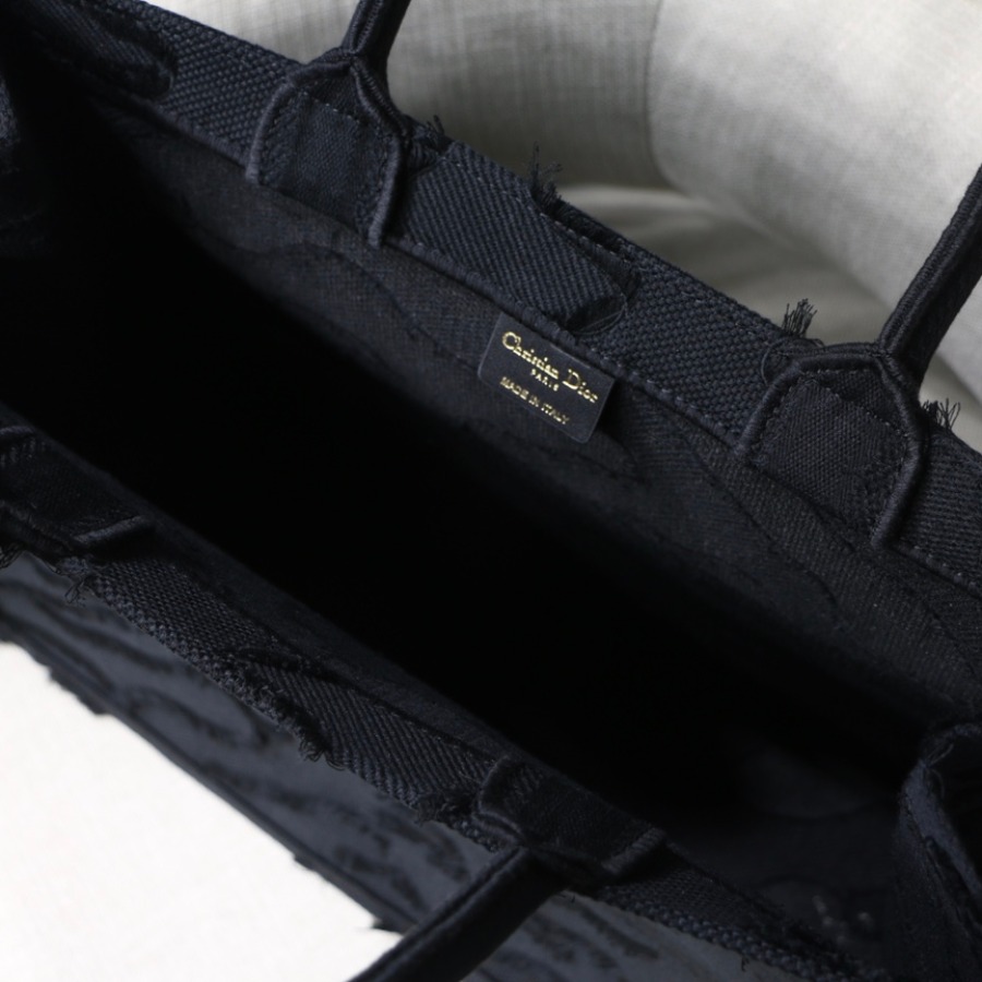 CAMOUFLAGE EMBROIDERED DIOR BOOK TOTE