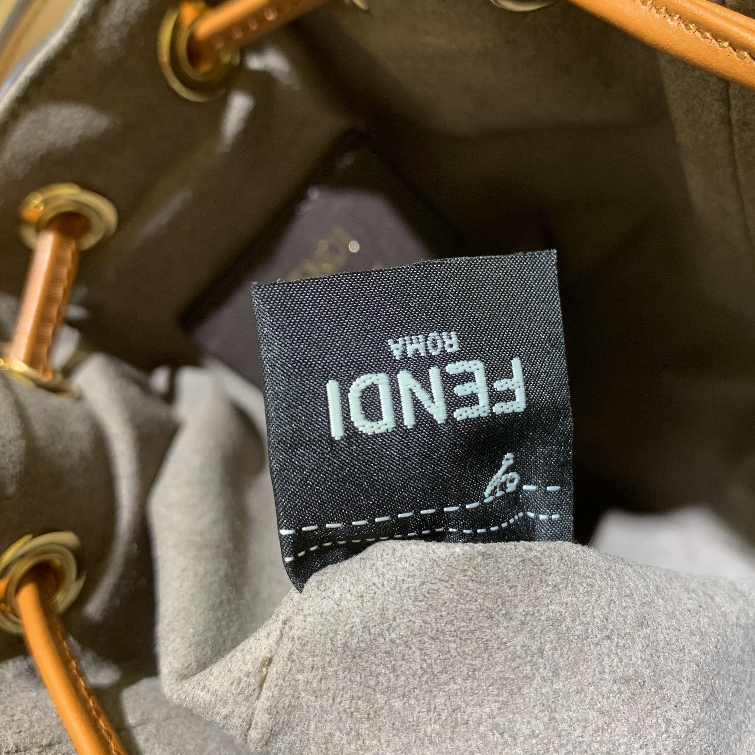 MON TRESOR, Fendi Mini bag in beige canvas