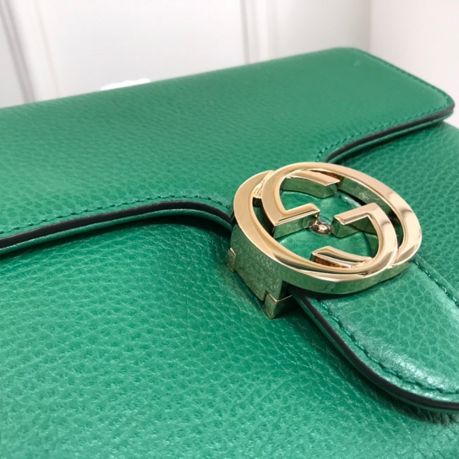 510302, Marmont New Large Leather Shoulder Bag, GUCCI HANDBAGS