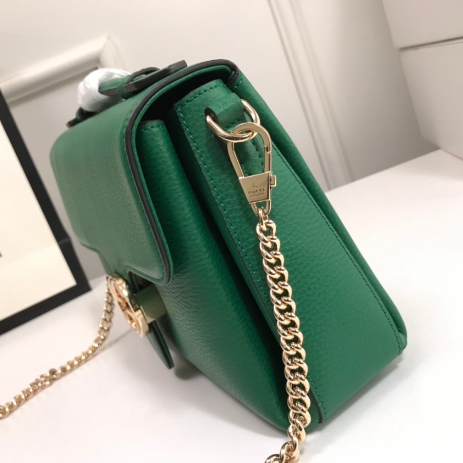510302, Marmont New Large Leather Shoulder Bag, GUCCI HANDBAGS
