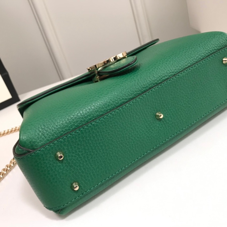 510302, Marmont New Large Leather Shoulder Bag, GUCCI HANDBAGS