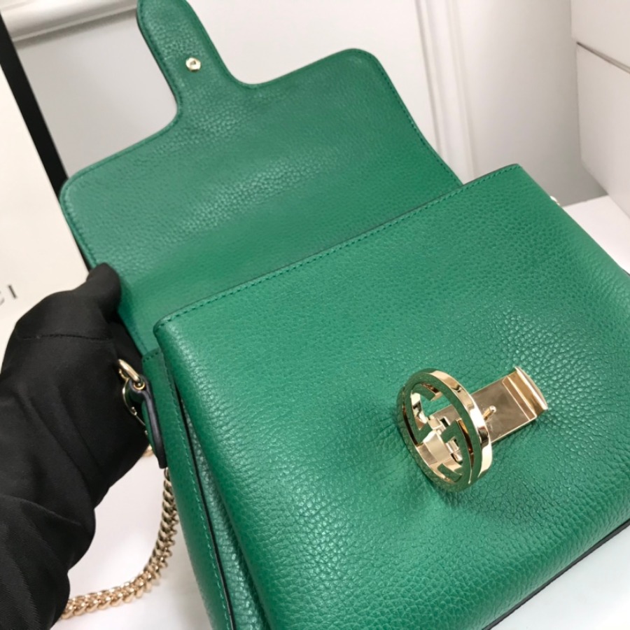 510302, Marmont New Large Leather Shoulder Bag, GUCCI HANDBAGS