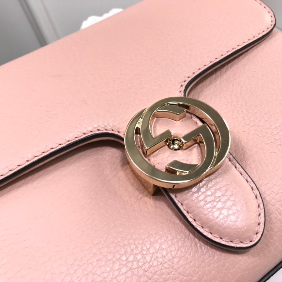 510302, Marmont New Large Leather Shoulder Bag, GUCCI HANDBAGS