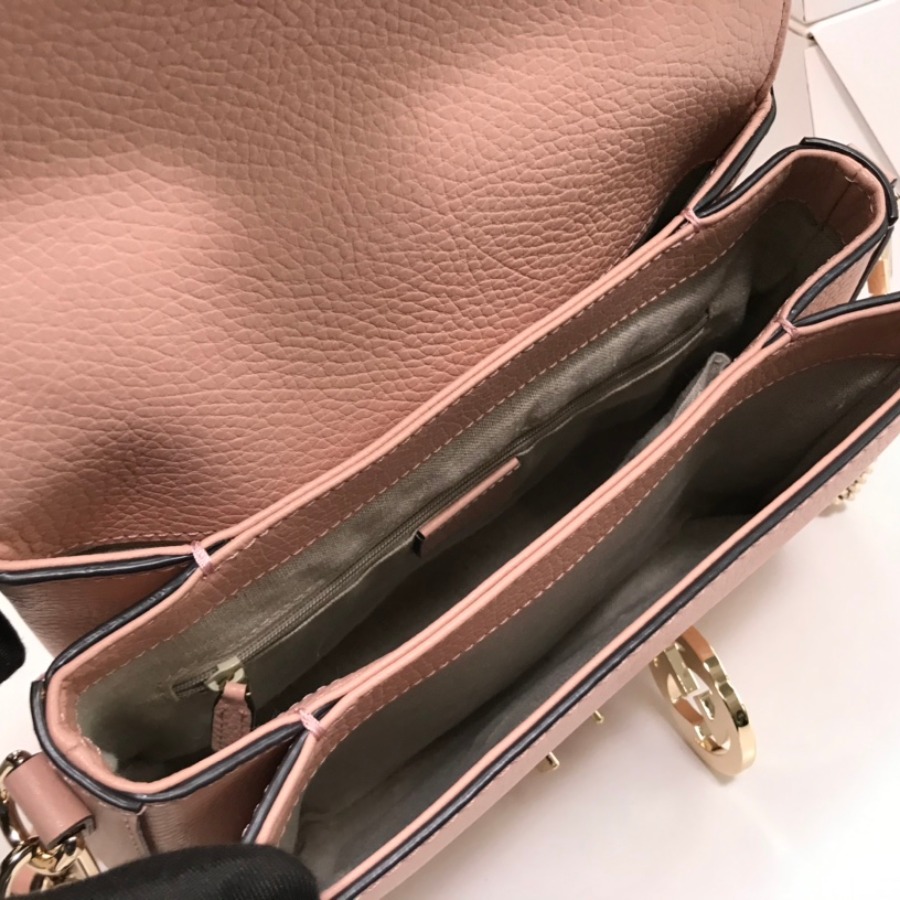 510302, Marmont New Large Leather Shoulder Bag, GUCCI HANDBAGS