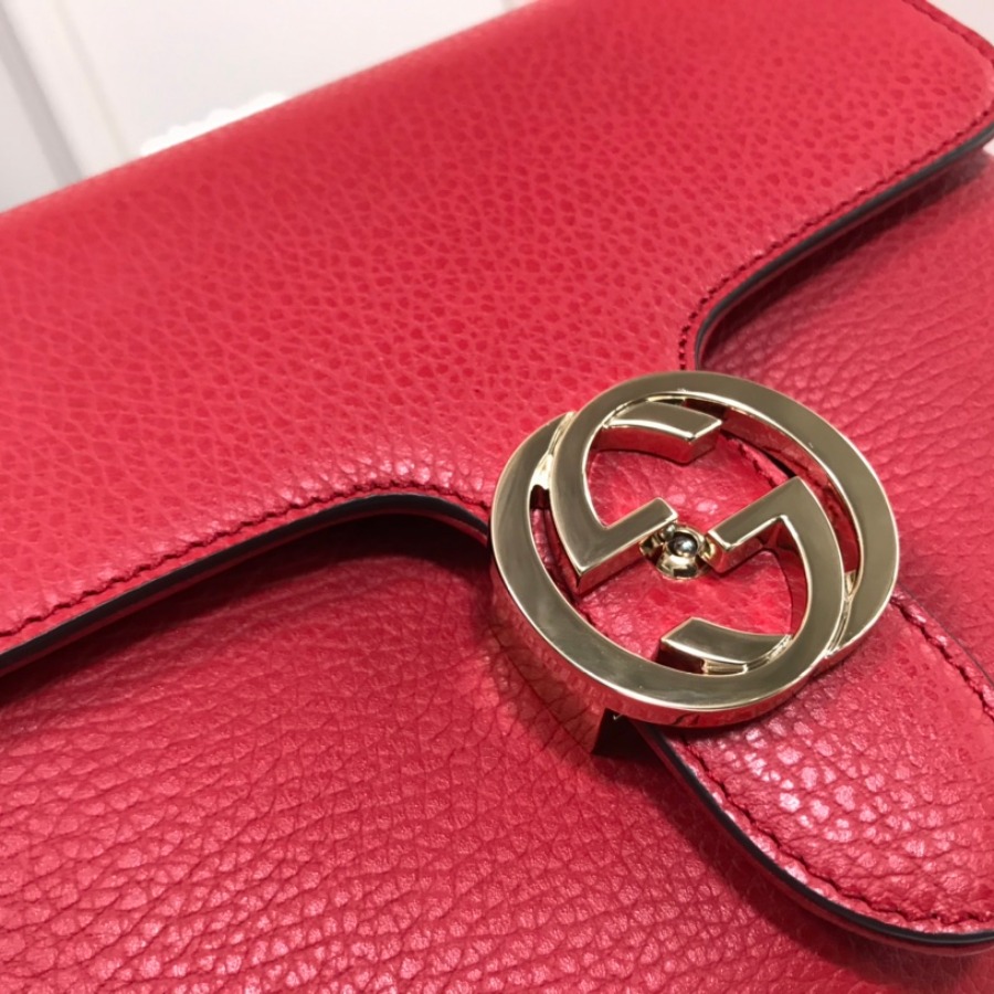 510302, Marmont New Large Leather Shoulder Bag, GUCCI HANDBAGS