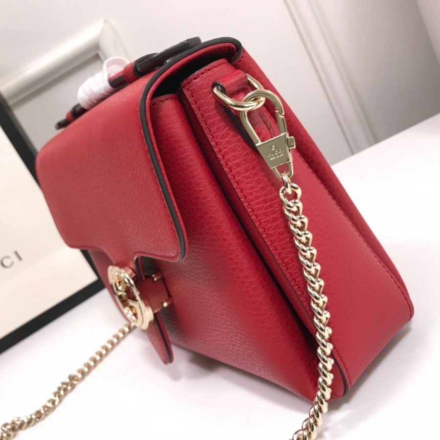 510302, Marmont New Large Leather Shoulder Bag, GUCCI HANDBAGS