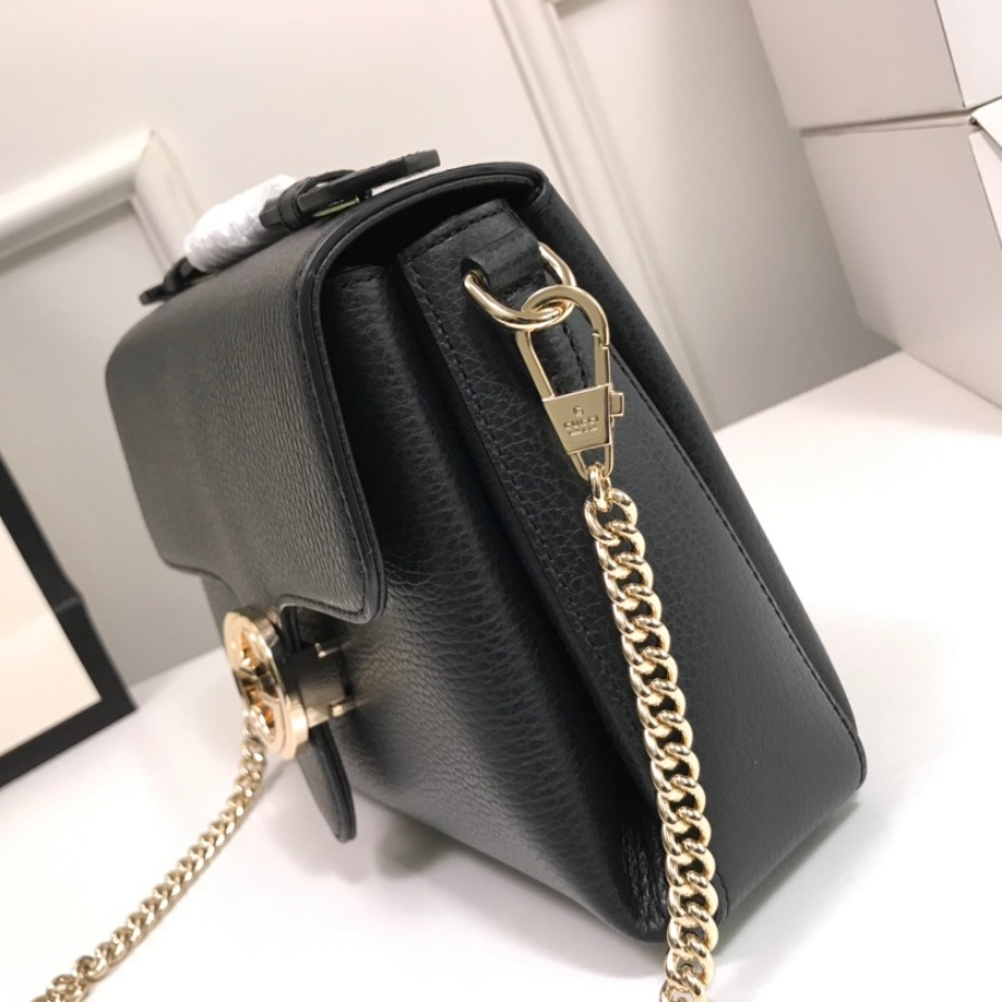 510302, Marmont New Large Leather Shoulder Bag, GUCCI HANDBAGS