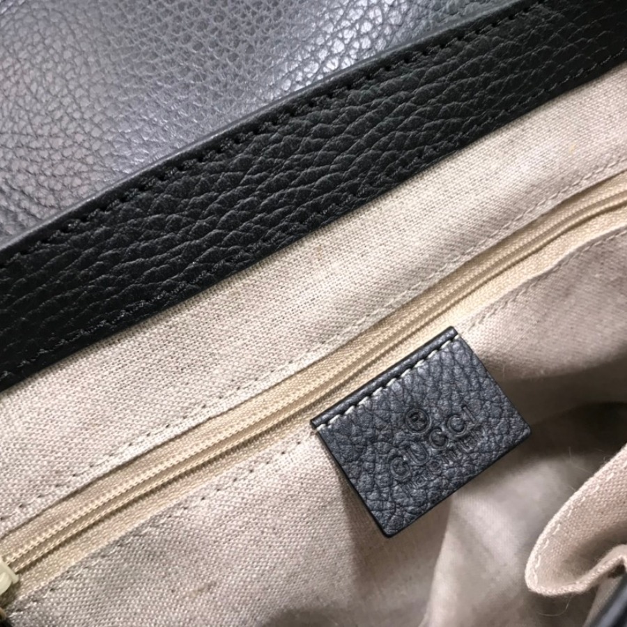 510302, Marmont New Large Leather Shoulder Bag, GUCCI HANDBAGS