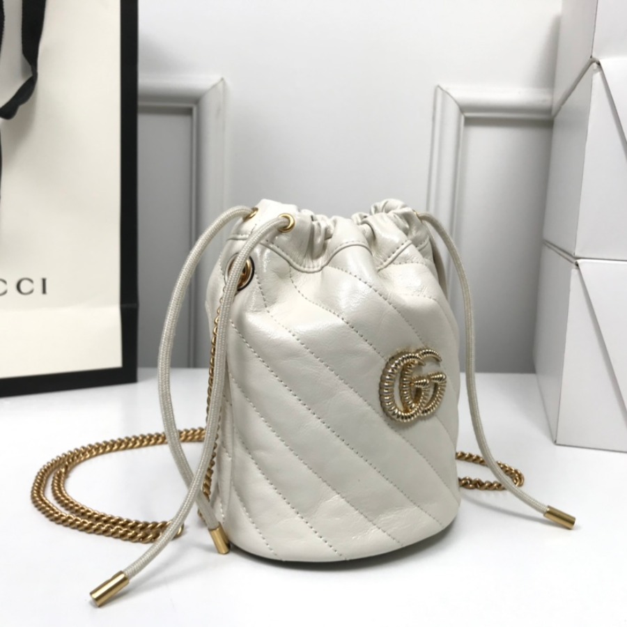575163 GG Marmont mini bucket bag, Women's Mini Bags