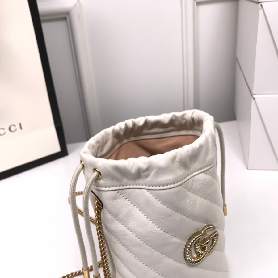 575163 GG Marmont mini bucket bag, Women's Mini Bags