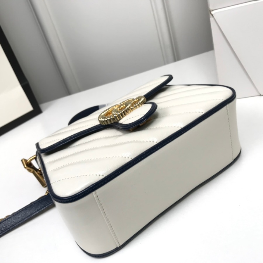 583571 GG Marmont mini top handle bag, GUCCI Women's Top Handles & Boston Bags