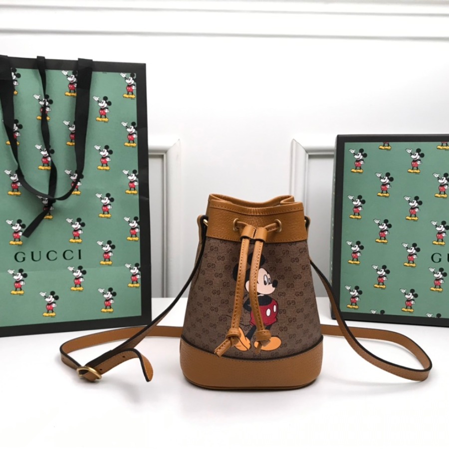 550620 Disney x Gucci mini bucket bag, GUCCI Bucket and Hobo Bags for Women