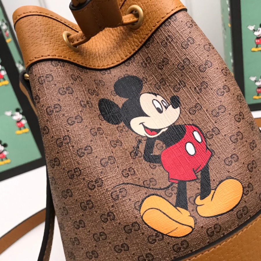 550620 Disney x Gucci mini bucket bag, GUCCI Bucket and Hobo Bags for Women