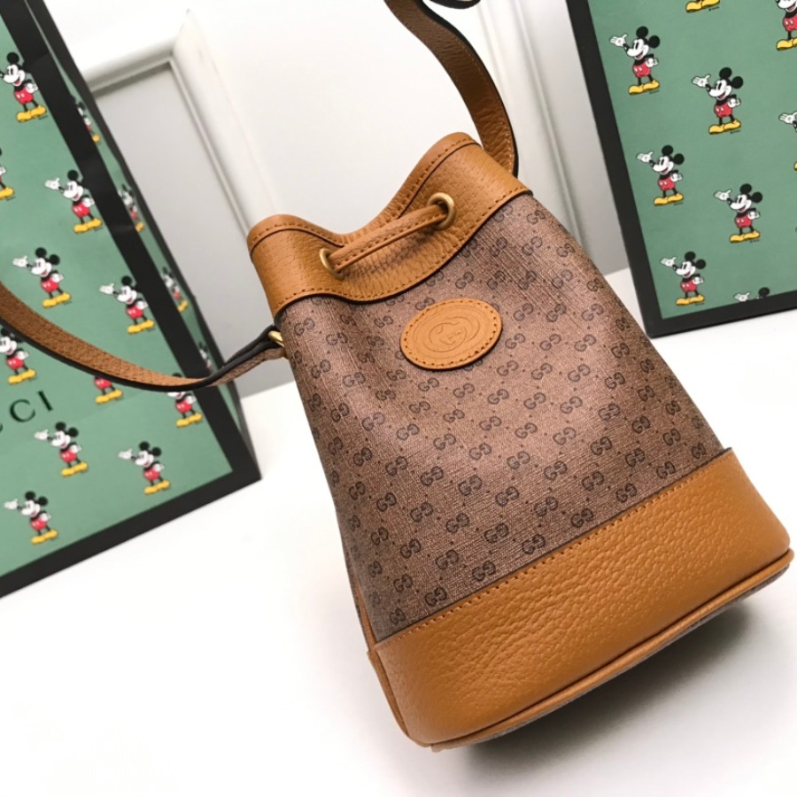 550620 Disney x Gucci mini bucket bag, GUCCI Bucket and Hobo Bags for Women