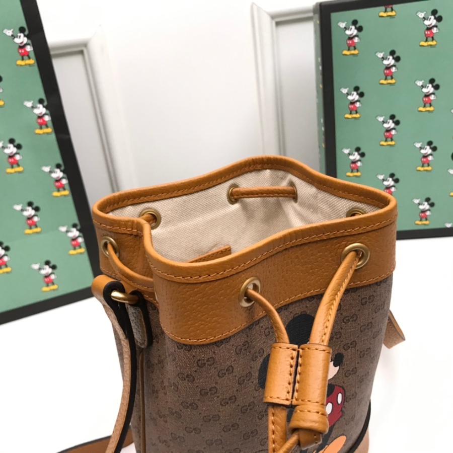 550620 Disney x Gucci mini bucket bag, GUCCI Bucket and Hobo Bags for Women