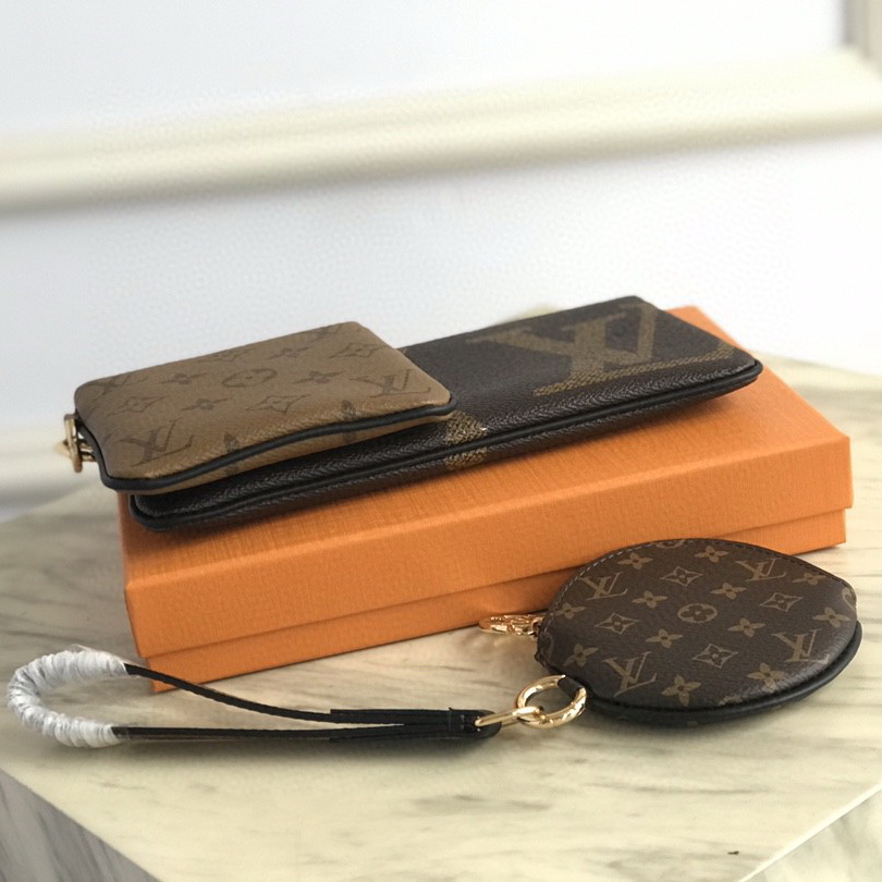 M68756 TRIO POUCH, LOUIS VUITTON LV WOMEN - Small Leather Goods