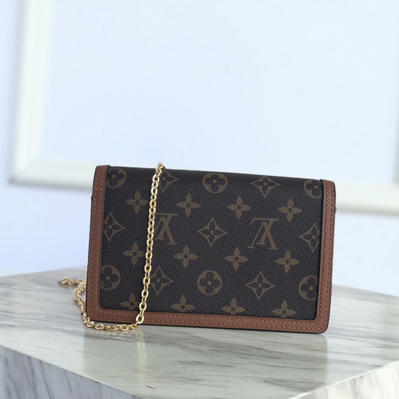 M68746 DAUPHINE CHAIN WALLET, LOUIS VUITTON LV WOMEN - Small Leather Goods