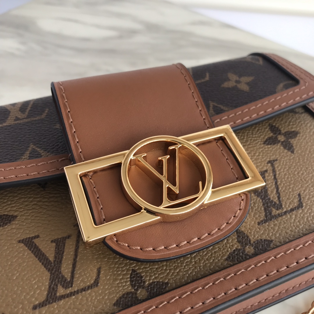 M68746 DAUPHINE CHAIN WALLET, LOUIS VUITTON LV WOMEN - Small Leather Goods