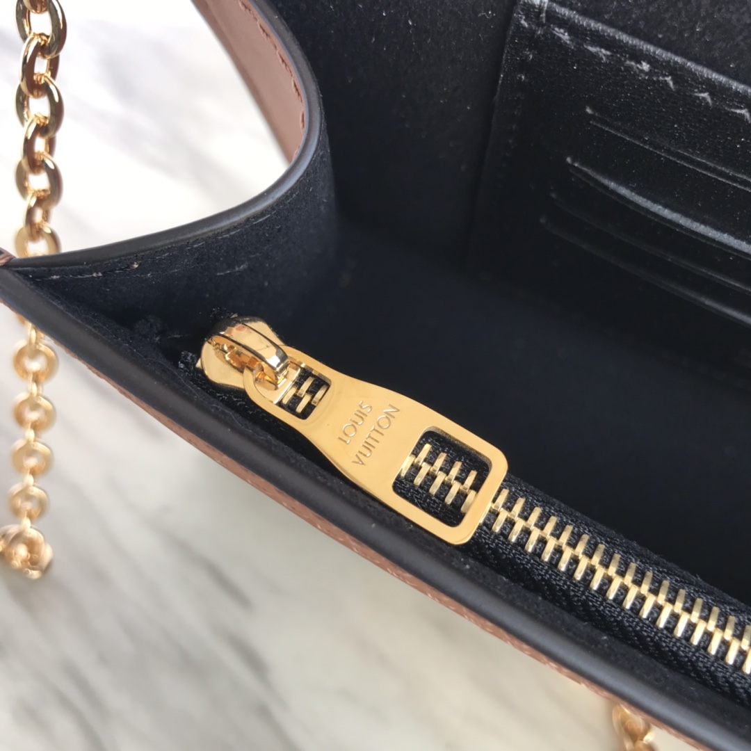 M68746 DAUPHINE CHAIN WALLET, LOUIS VUITTON LV WOMEN - Small Leather Goods