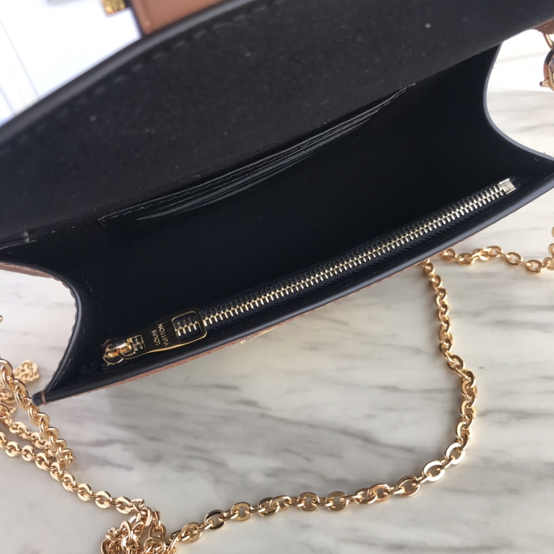 M68746 DAUPHINE CHAIN WALLET, LOUIS VUITTON LV WOMEN - Small Leather Goods