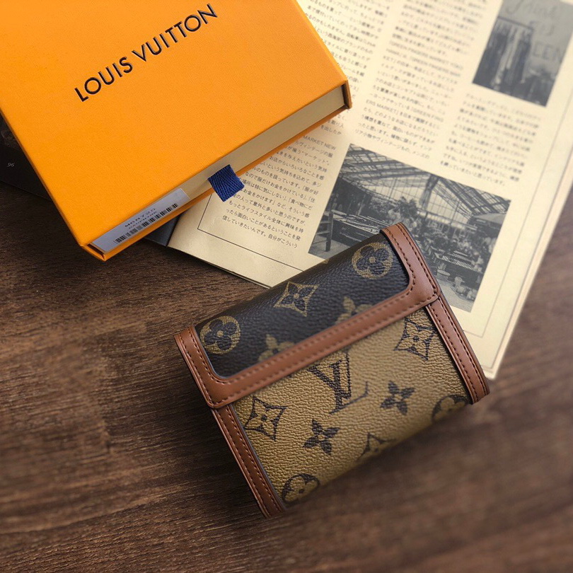 M68725 DAUPHINE COMPACT WALLET, LOUIS VUITTON LV WOMEN - Small Leather Goods