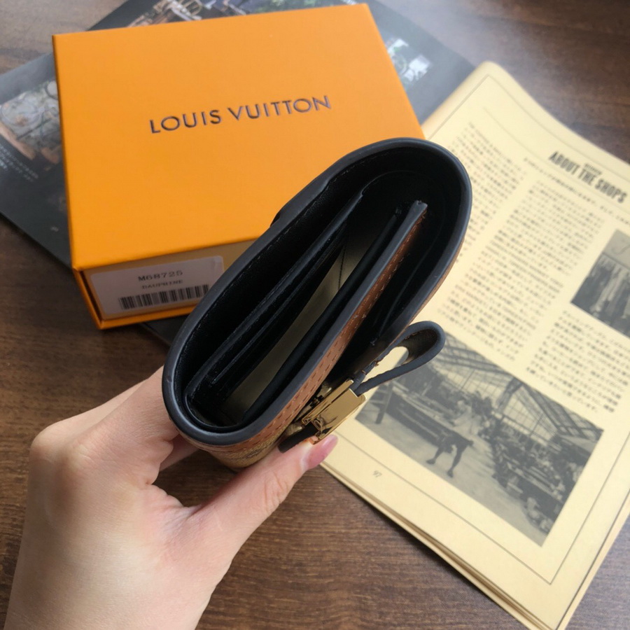 M68725 DAUPHINE COMPACT WALLET, LOUIS VUITTON LV WOMEN - Small Leather Goods