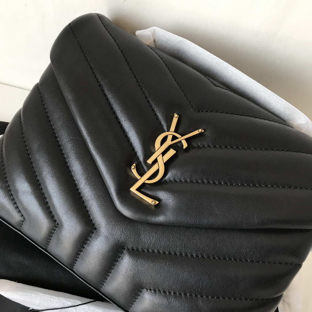 494699 LOULOU SMALL IN MATELASSÉ “Y” LEATHER, YSL SAINT LAURENT