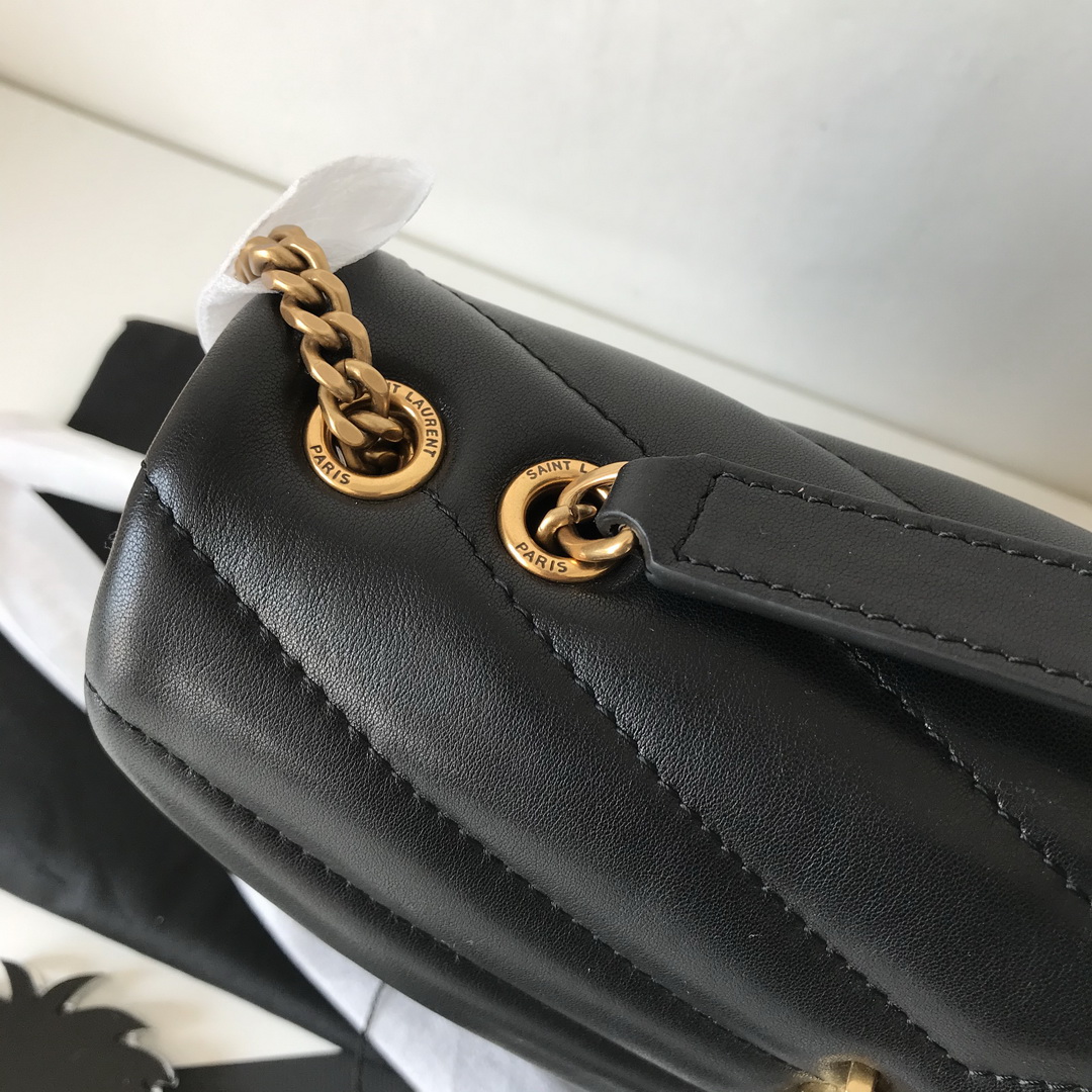 494699 LOULOU SMALL IN MATELASSÉ “Y” LEATHER, YSL SAINT LAURENT