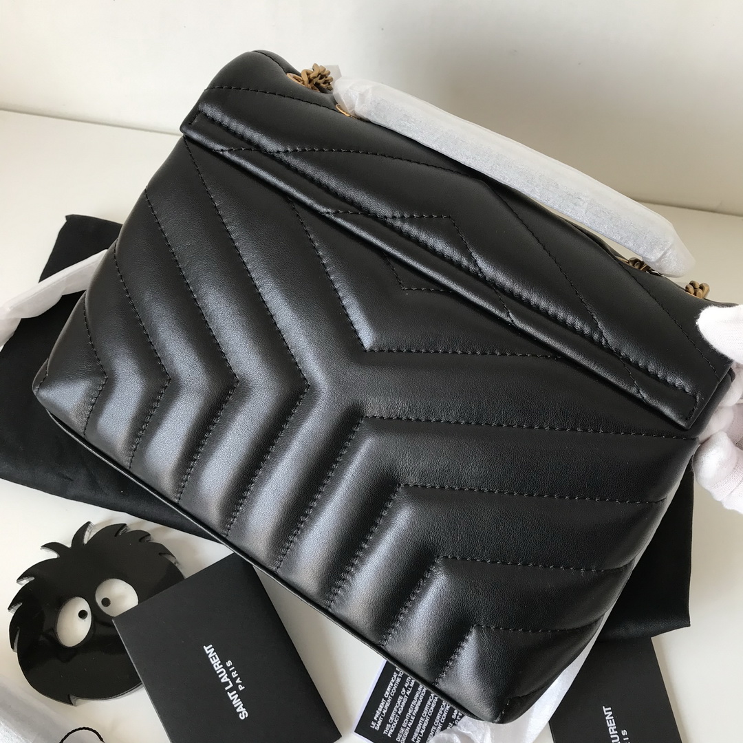 494699 LOULOU SMALL IN MATELASSÉ “Y” LEATHER, YSL SAINT LAURENT