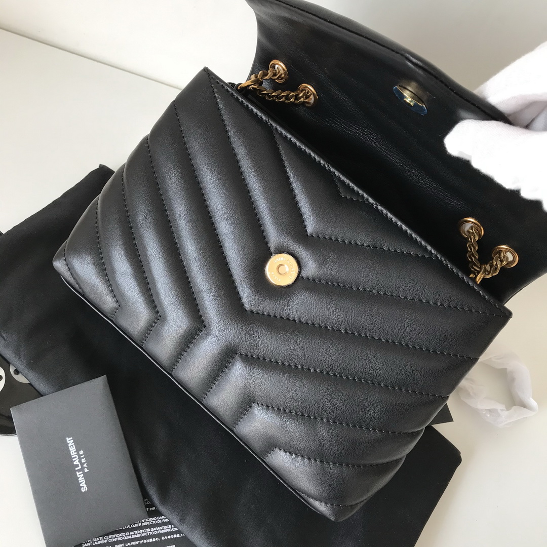 494699 LOULOU SMALL IN MATELASSÉ “Y” LEATHER, YSL SAINT LAURENT