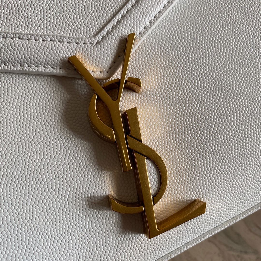 532750 CASSANDRA MINI TOP HANDLE BAG IN GRAIN DE POUDRE EMBOSSED LEATHER, Yves Saint Laurent YSL