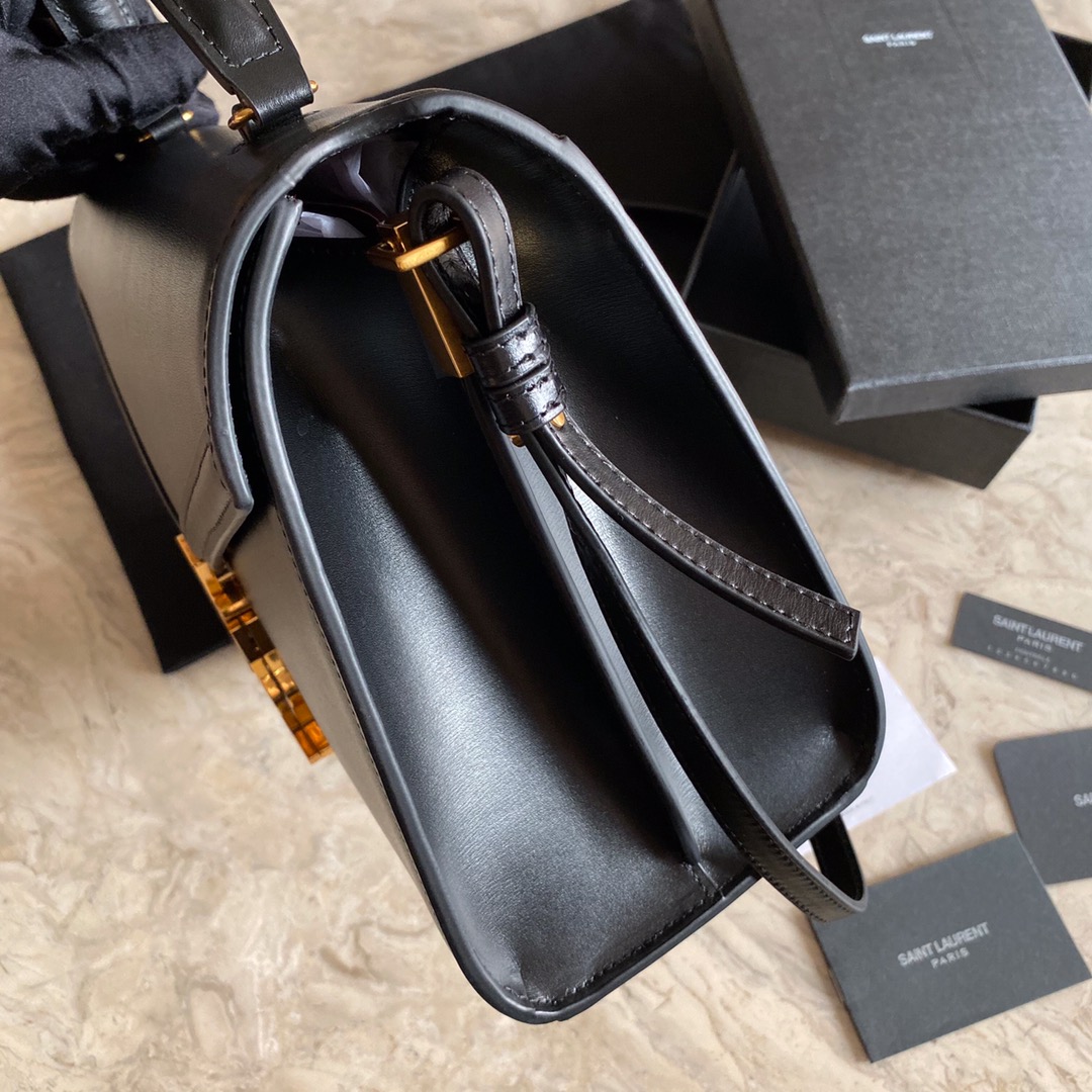 578000 CASSANDRA MEDIUM TOP HANDLE BAG IN SMOOTH LEATHER, Yves Saint Laurent YSL