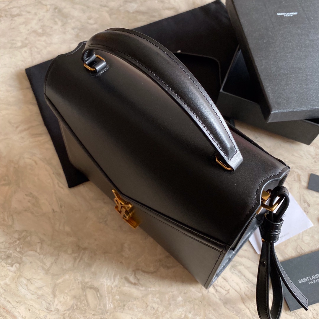 578000 CASSANDRA MEDIUM TOP HANDLE BAG IN SMOOTH LEATHER, Yves Saint Laurent YSL