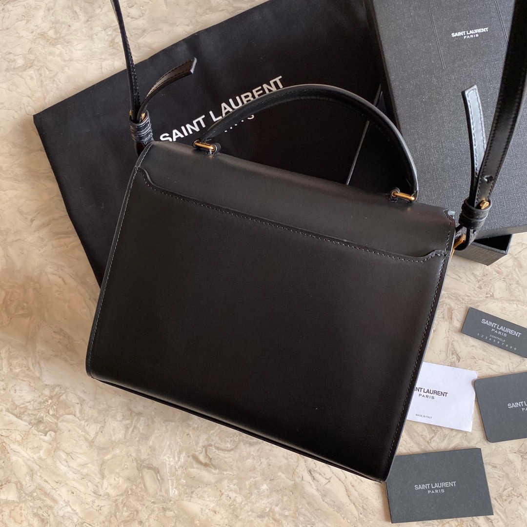 578000 CASSANDRA MEDIUM TOP HANDLE BAG IN SMOOTH LEATHER, Yves Saint Laurent YSL