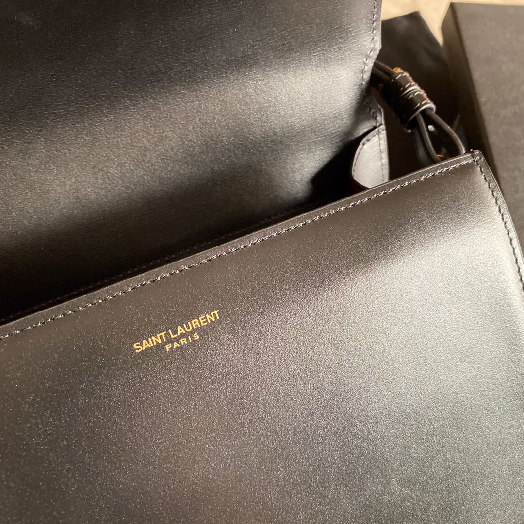 578000 CASSANDRA MEDIUM TOP HANDLE BAG IN SMOOTH LEATHER, Yves Saint Laurent YSL