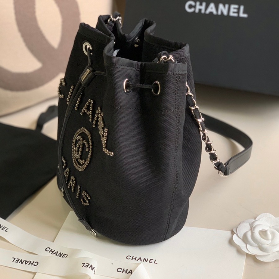 small drawstring bag, CHANEL HANDBAGS