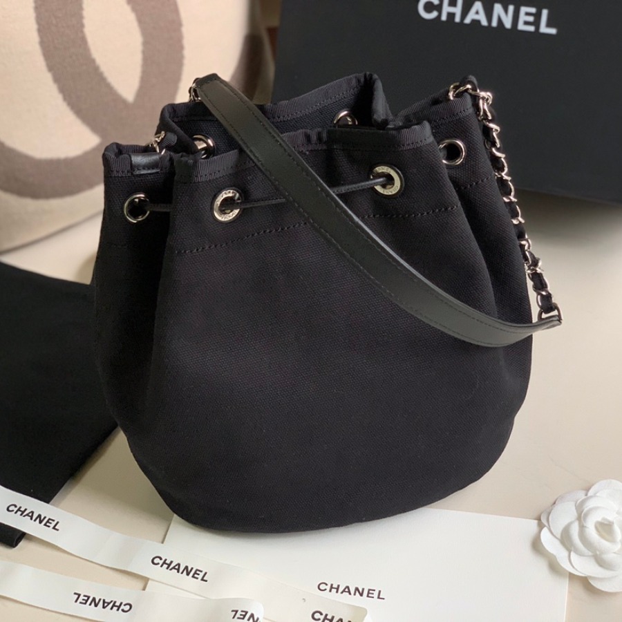 small drawstring bag, CHANEL HANDBAGS